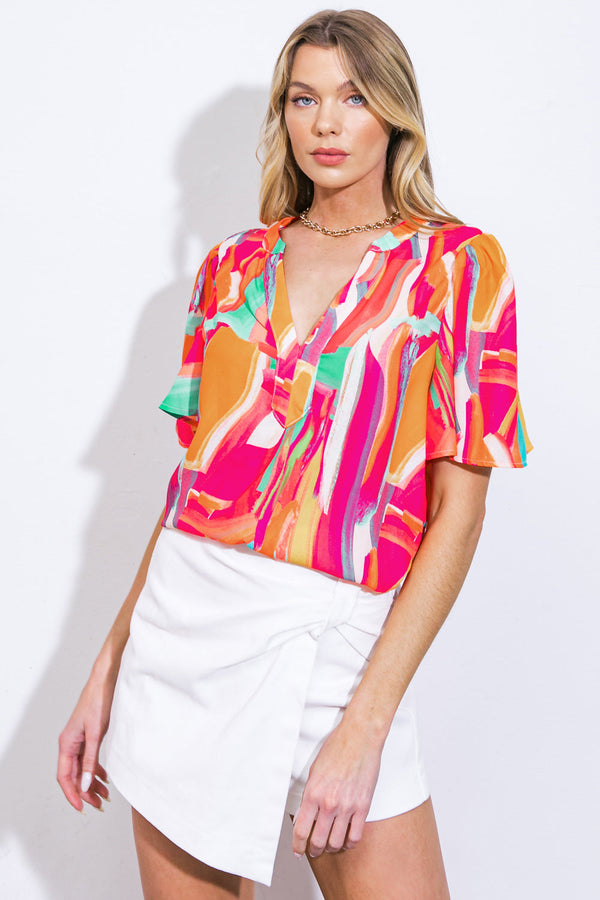 lean-on-me-woven-top Flying Tomato-Sophia's StyleTOPS-1